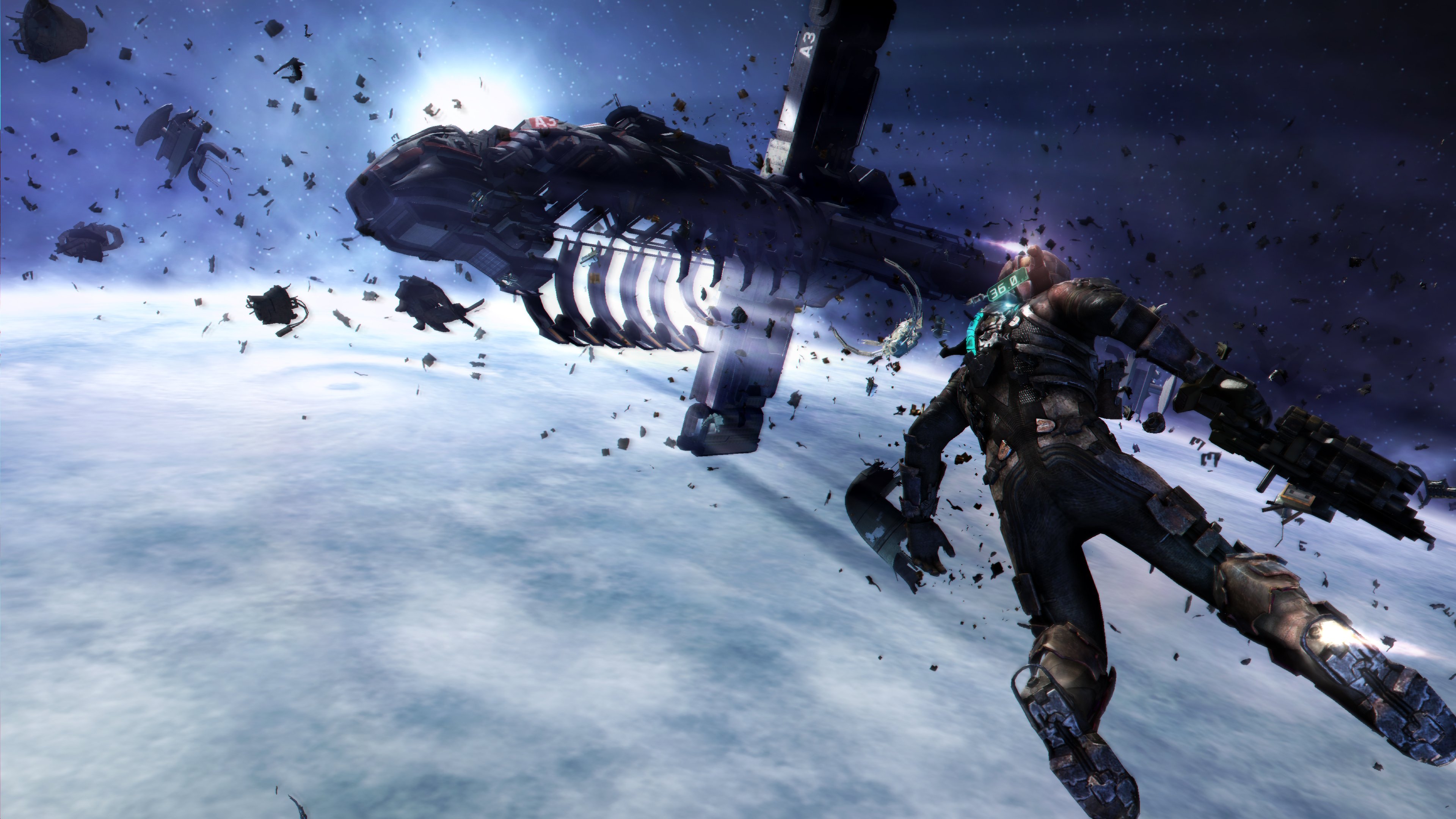 dead space 3 gun with most damage weapon