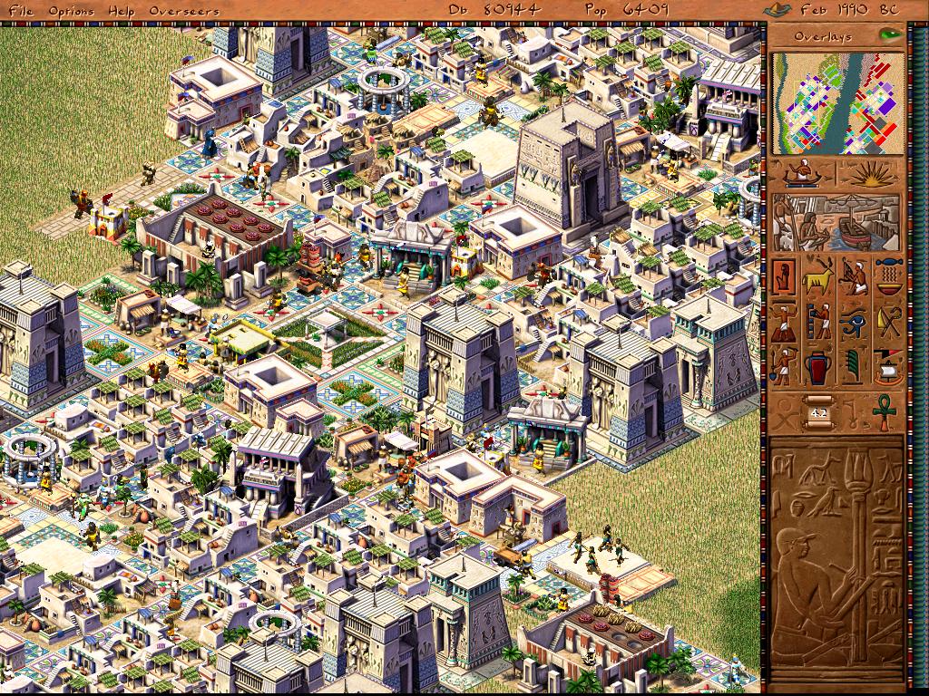 pharaoh game best city layout