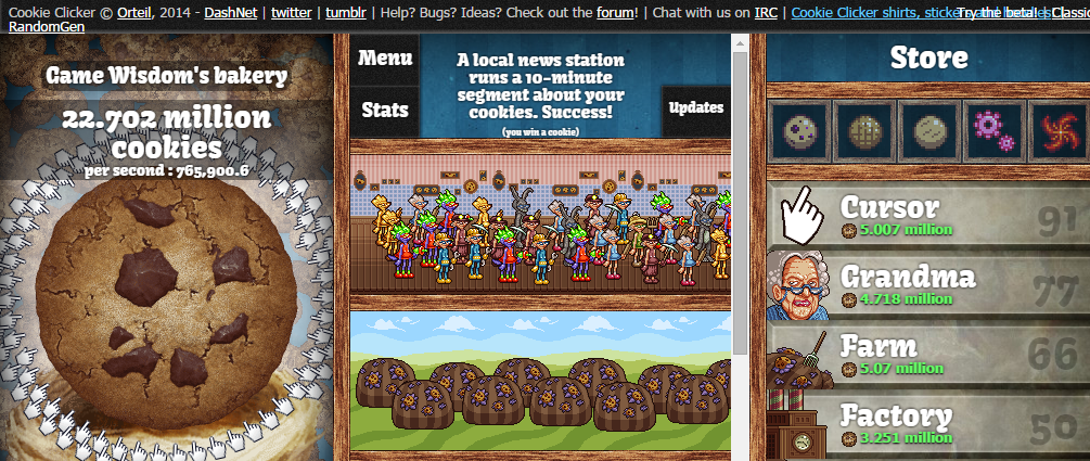 unity cookie clicker game